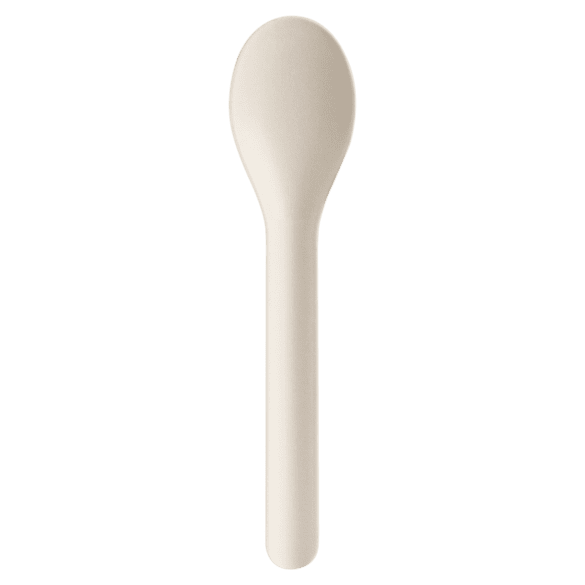 5.9" KAMI Paper Cutlery, Spoon, 1000 Count Case