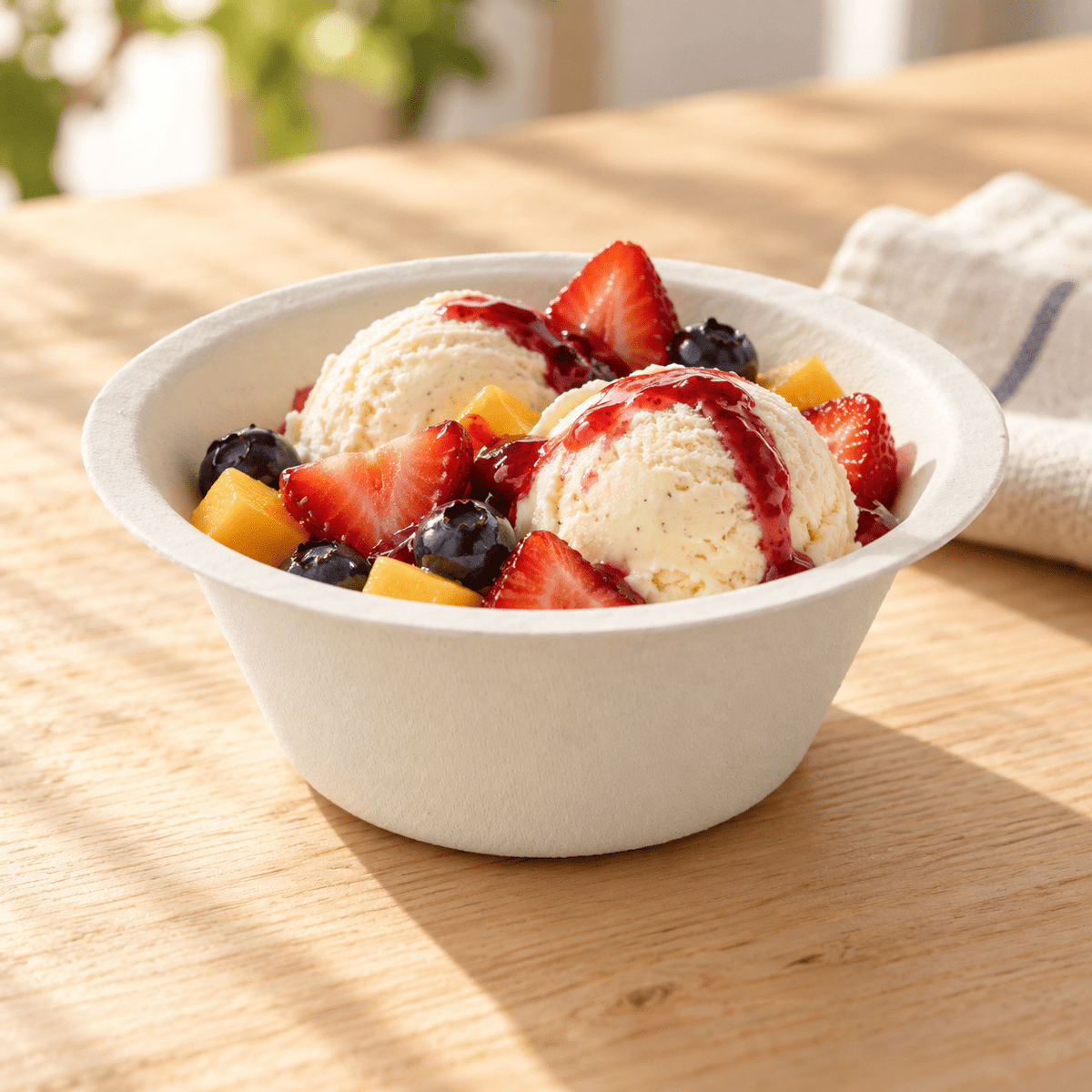 Eco-Rootz 7 Oz Molded Fiber Round Bowl, 600 Count Case