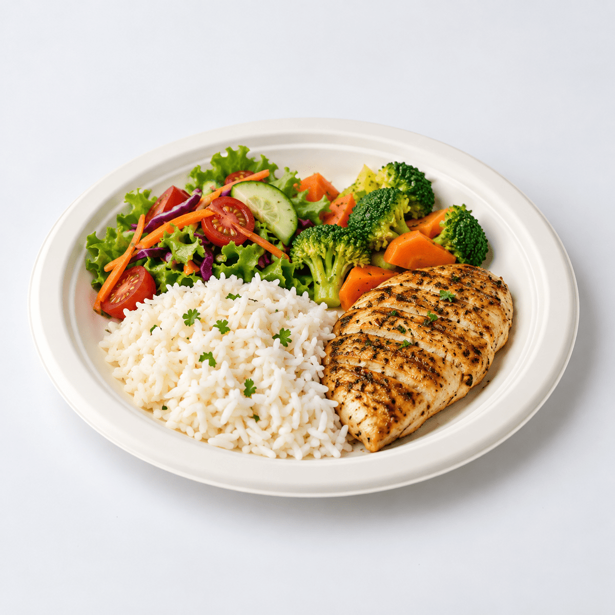 Eco-Rootz 9 Inch Molded Fiber Round Heavy Weight Plate