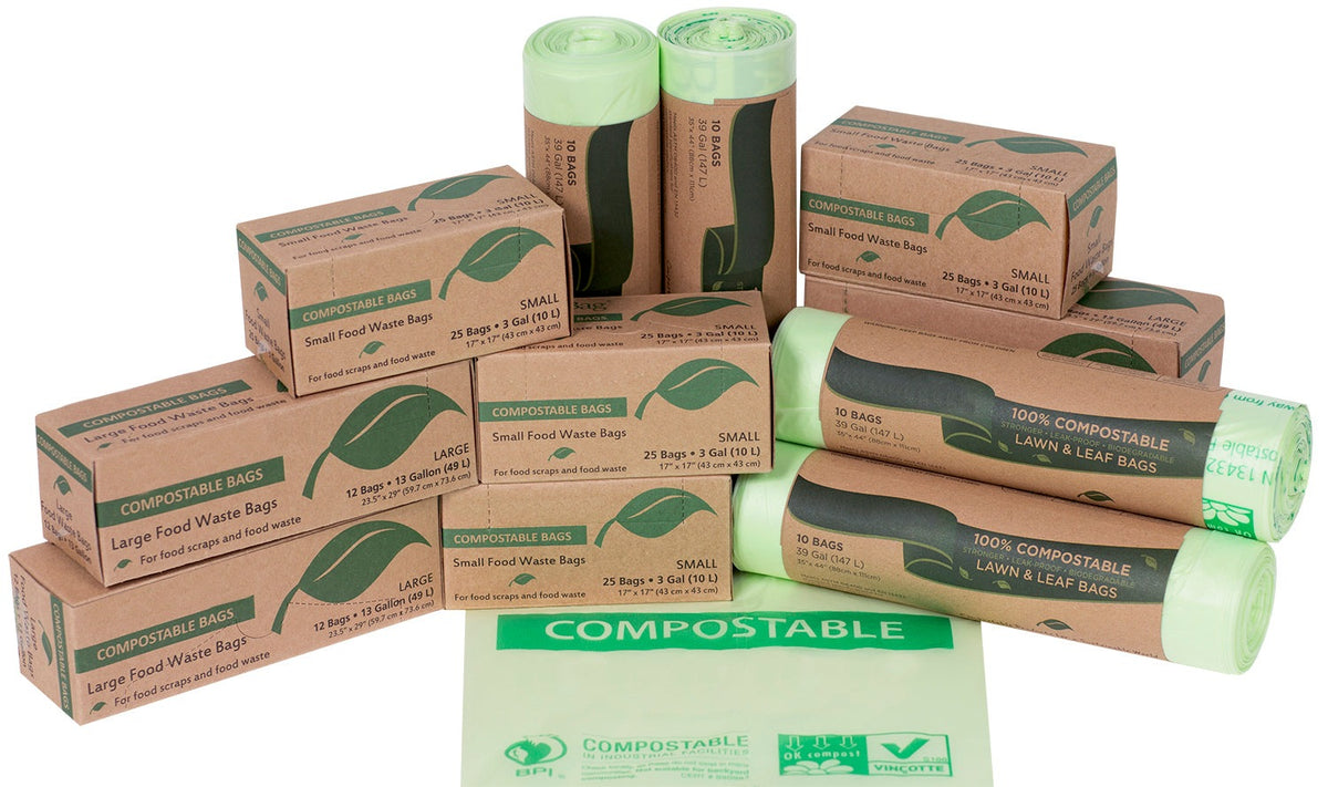 33 Gallon Compostable Lawn & Leaf Waste Bags