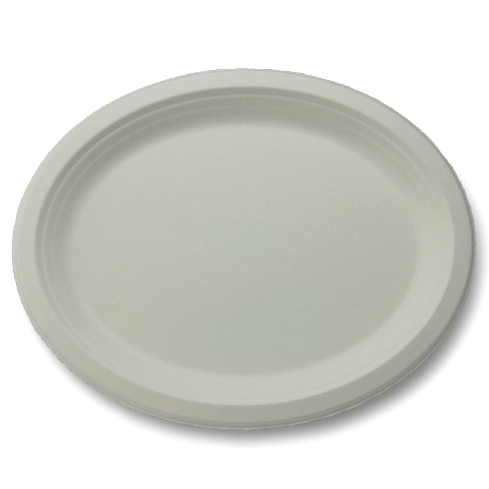 12-Inch Fiber Jumbo Oval Platter, 500-Count Case