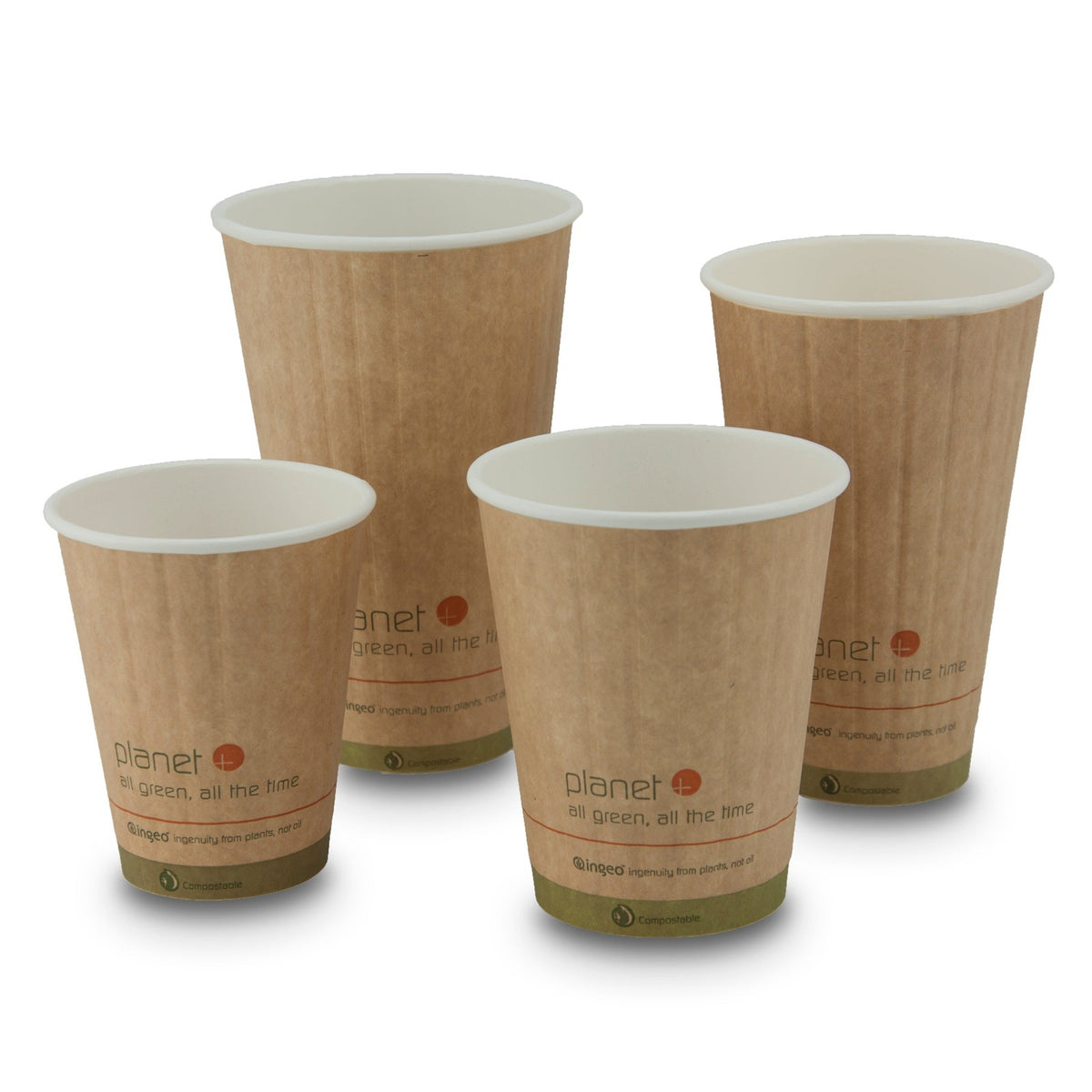 Eco-friendly Insulated Rippled Double Wall Paper Hot Coffee Cups With –  Fastfoodpak