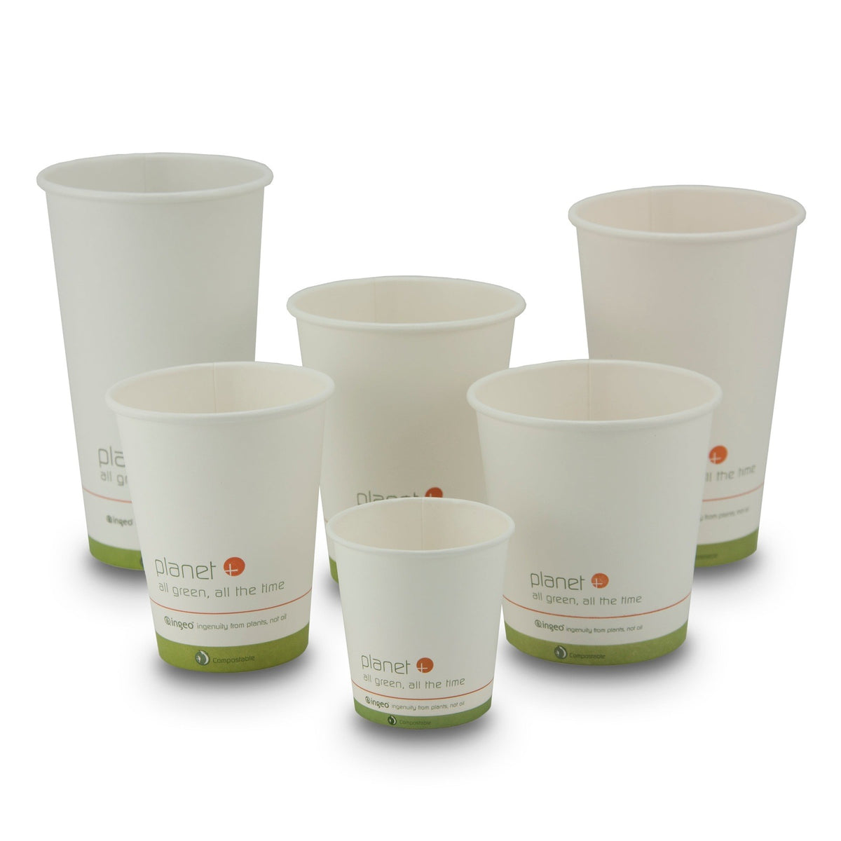 GREENER SETTINGS 16 oz. Clear Compostable Disposable Cups, Cold
