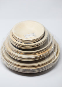 8-inch Round Palm Leaf Plate, 300 Count