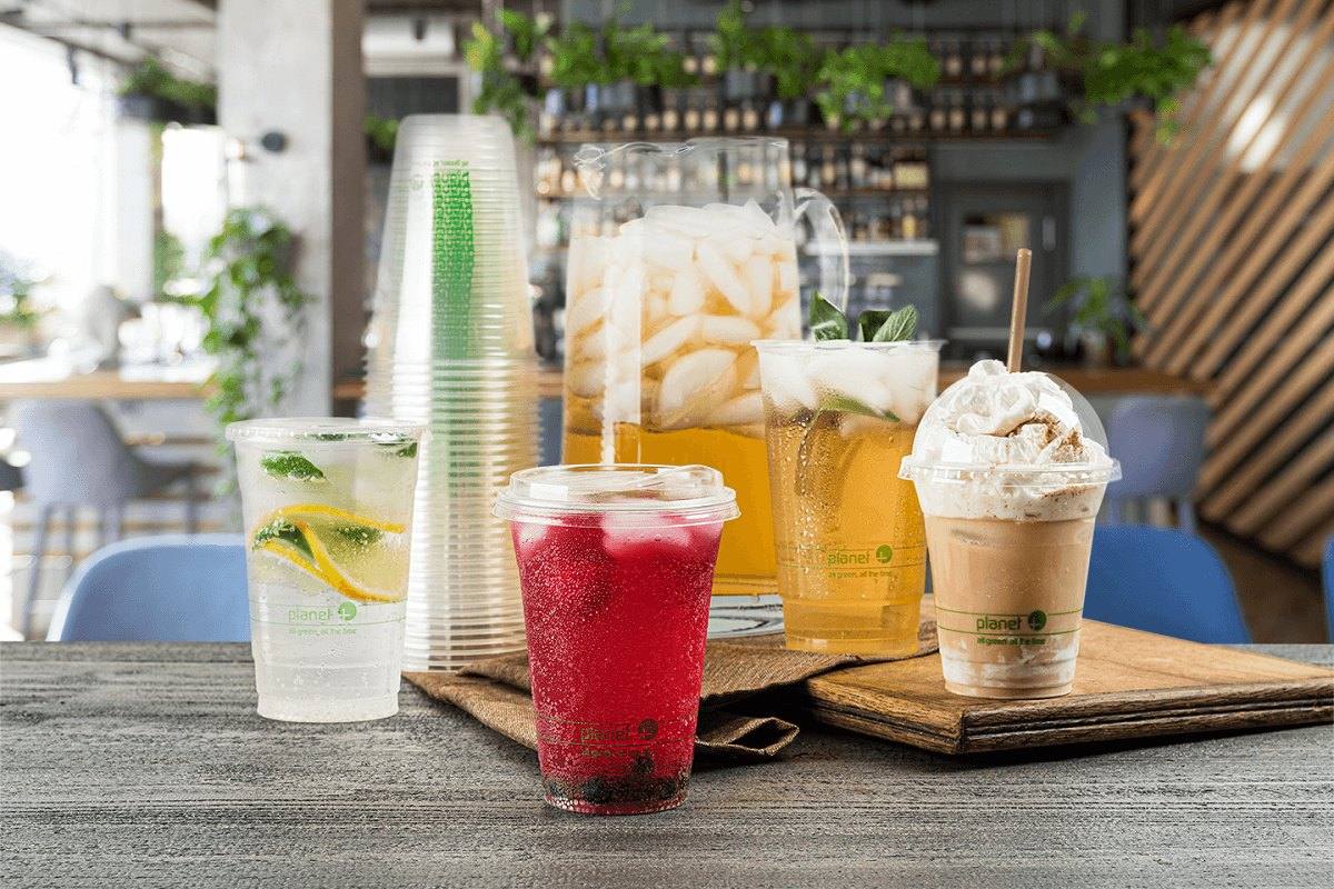 7 oz PLA Clear Compostable Cold Cups, 2000-Count Case, plant-based PLA by The Lotus Group