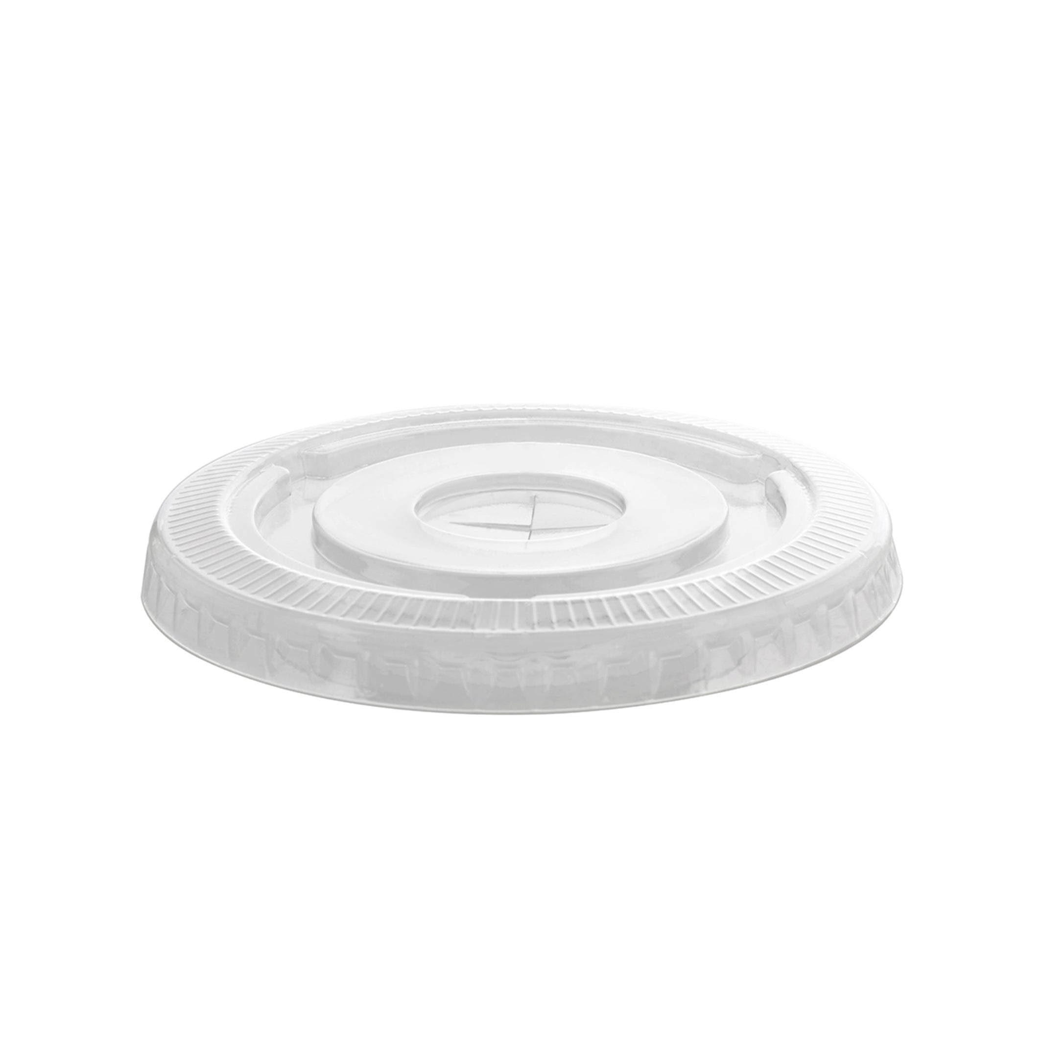 FITS 32 OZ. PET FLAT LID W/SLOT (107MM) - product view