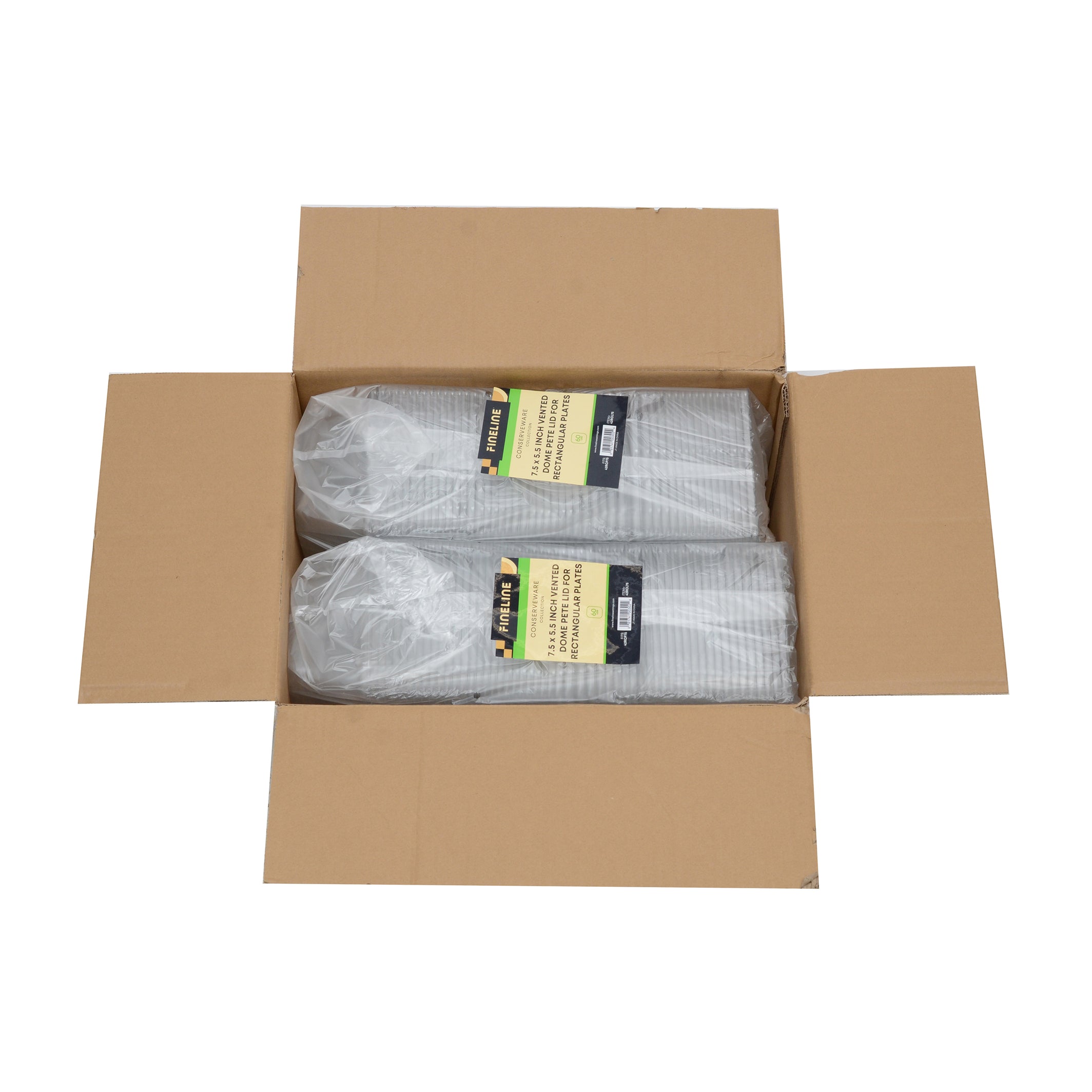 7.5" X 5.5" - DOME LID W/VENT FOR RECTANGULAR PLATE - lifestyle view