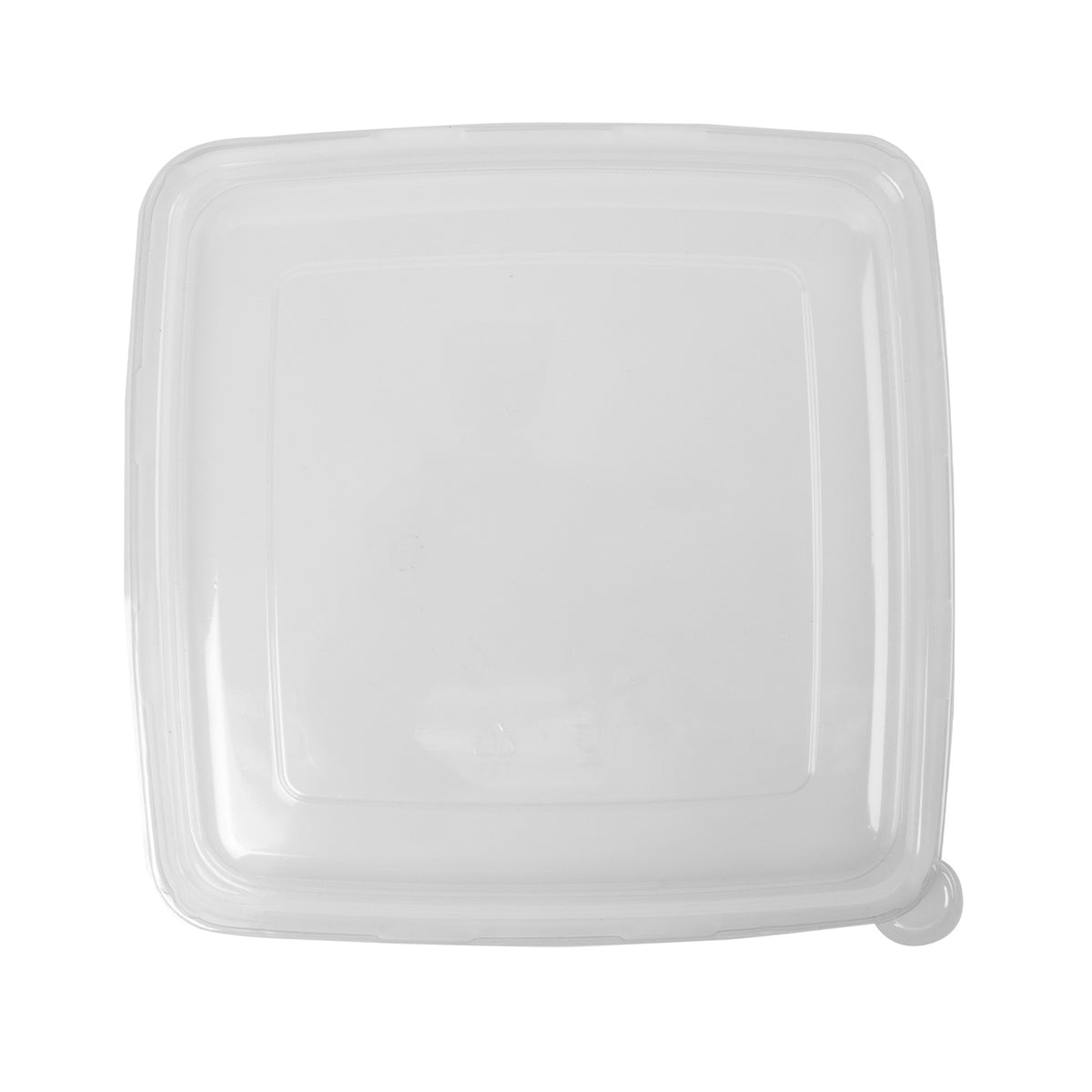 9" SQUARE FLAT PET LID - product view