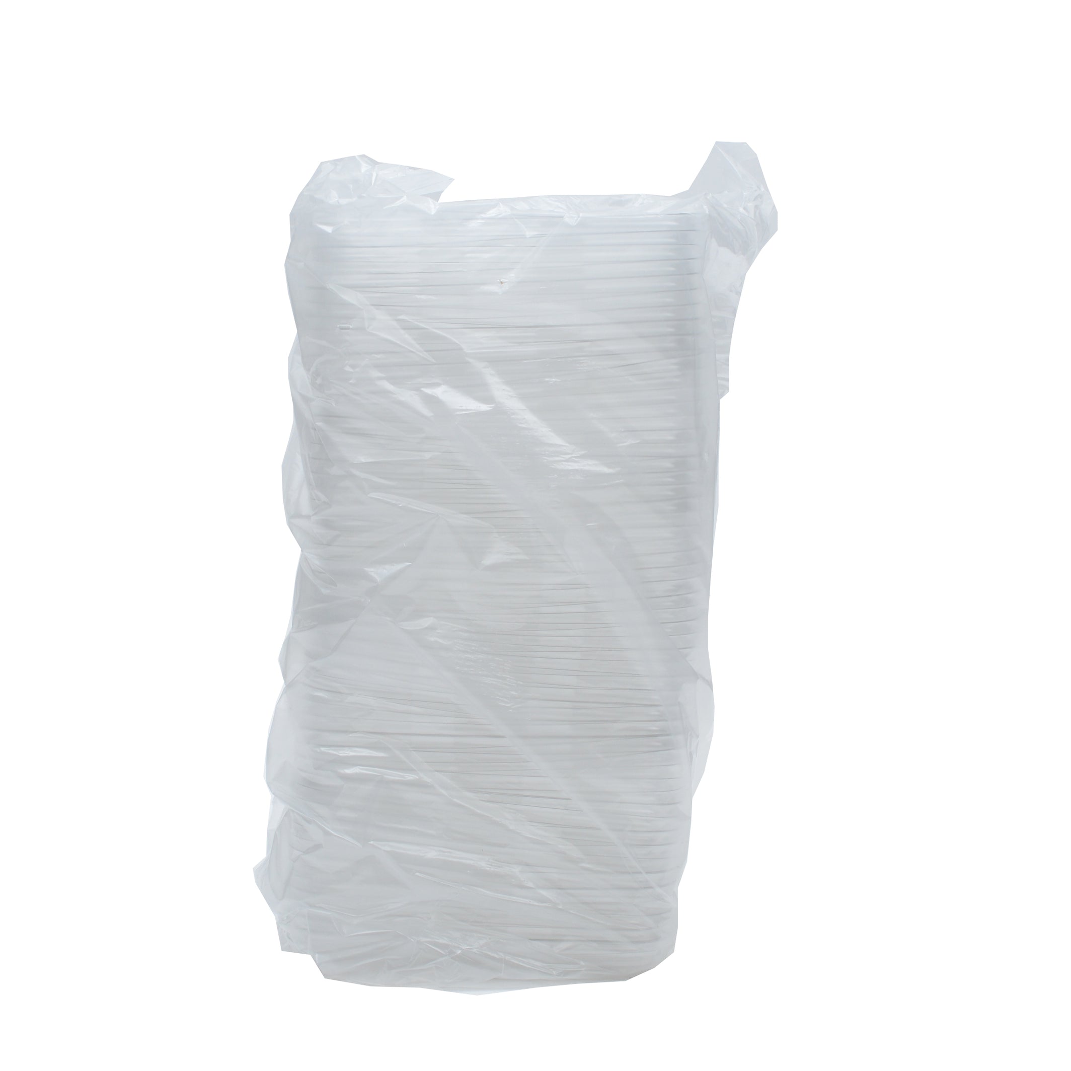 9" SQUARE FLAT PET LID - packaging view