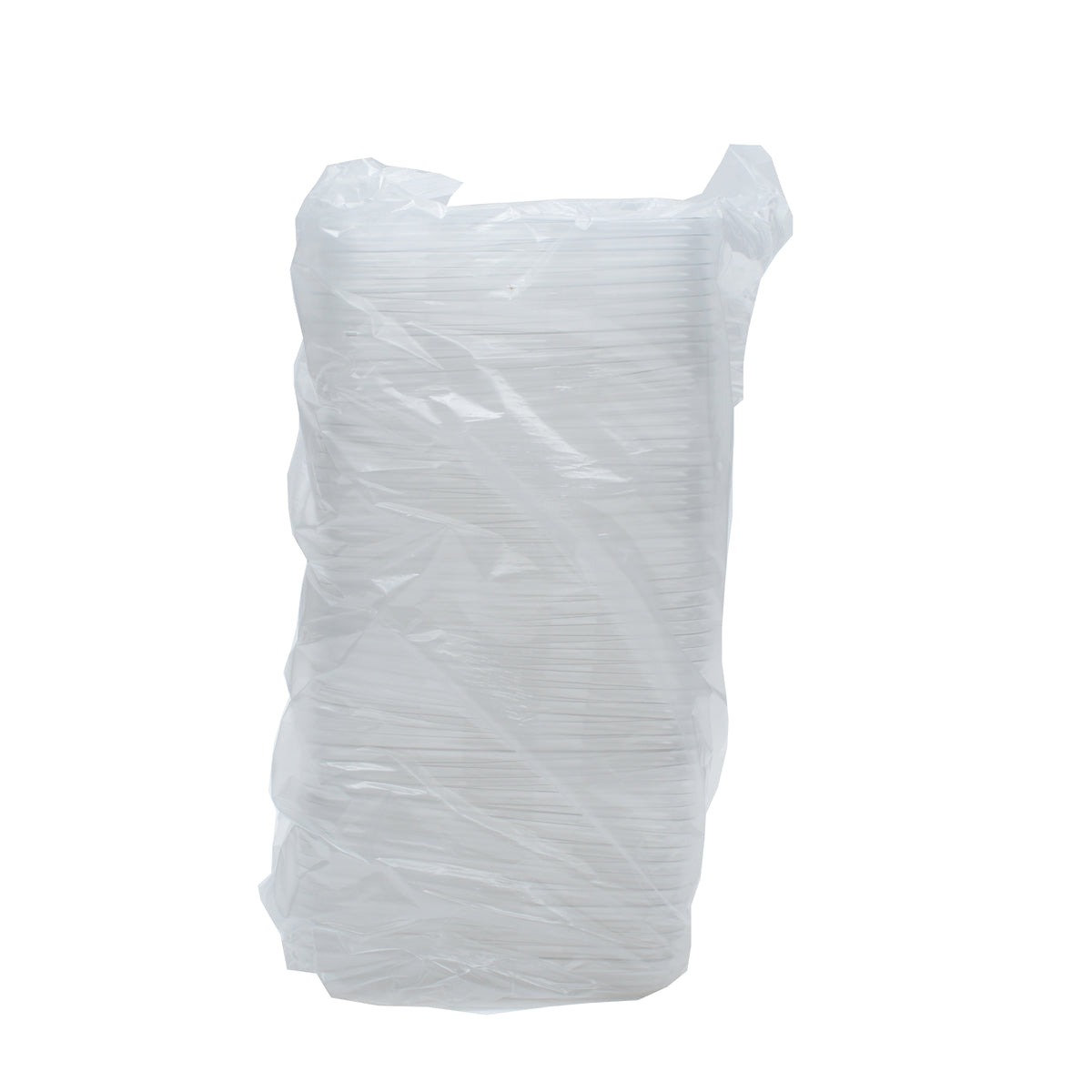 9" SQUARE FLAT PET LID - packaging view