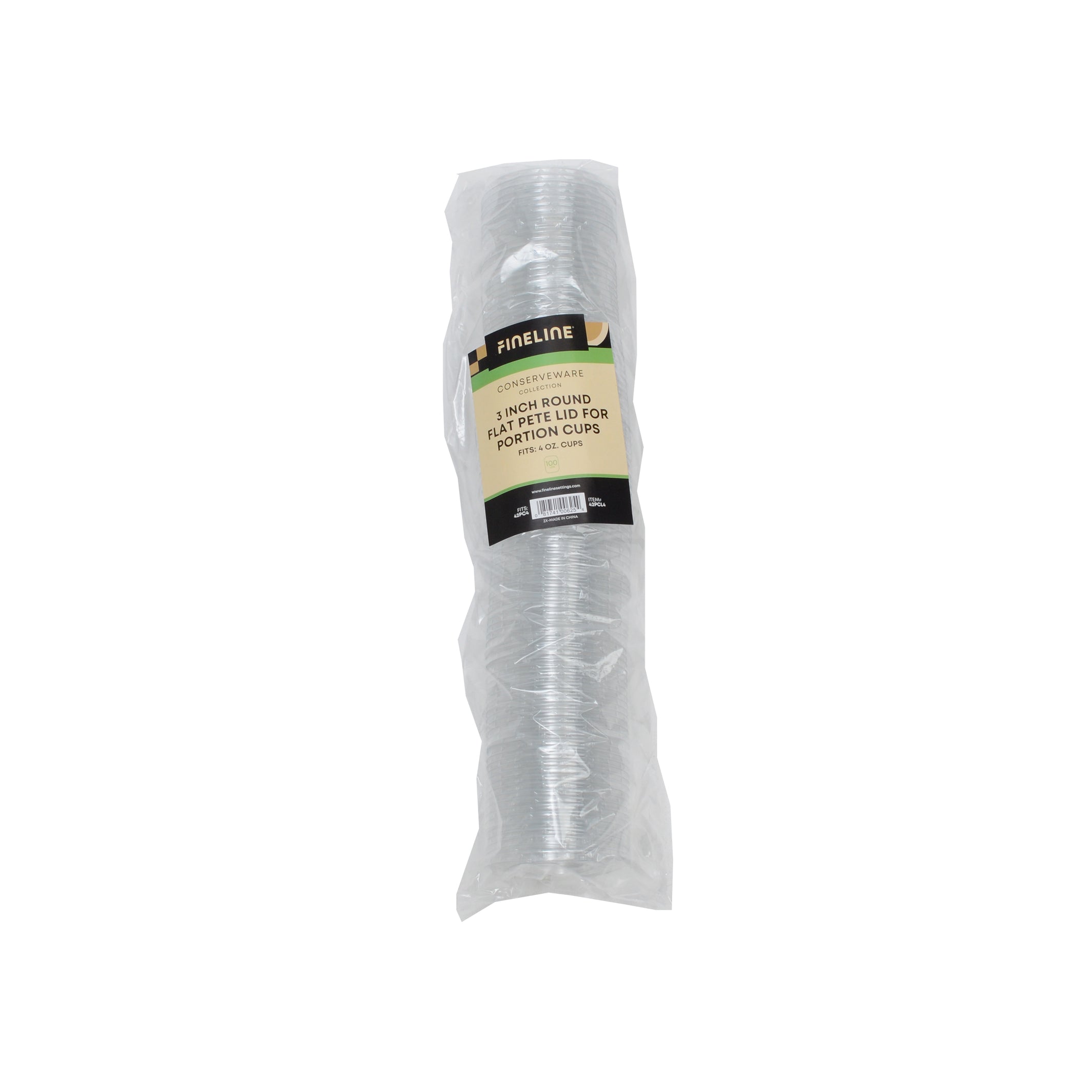 3" LID FOR 4 OZ PORTION CUP - packaging view