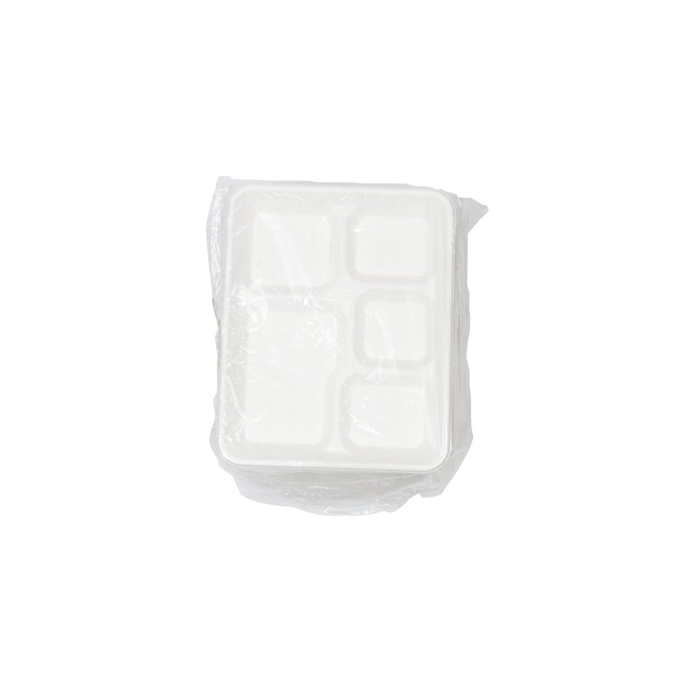 5-Compartment Tray Fiber, 500-Count Case