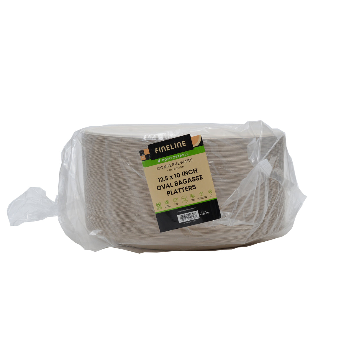 12.5" X 10" OVAL PLATTER - PFAS FREE - packaging view
