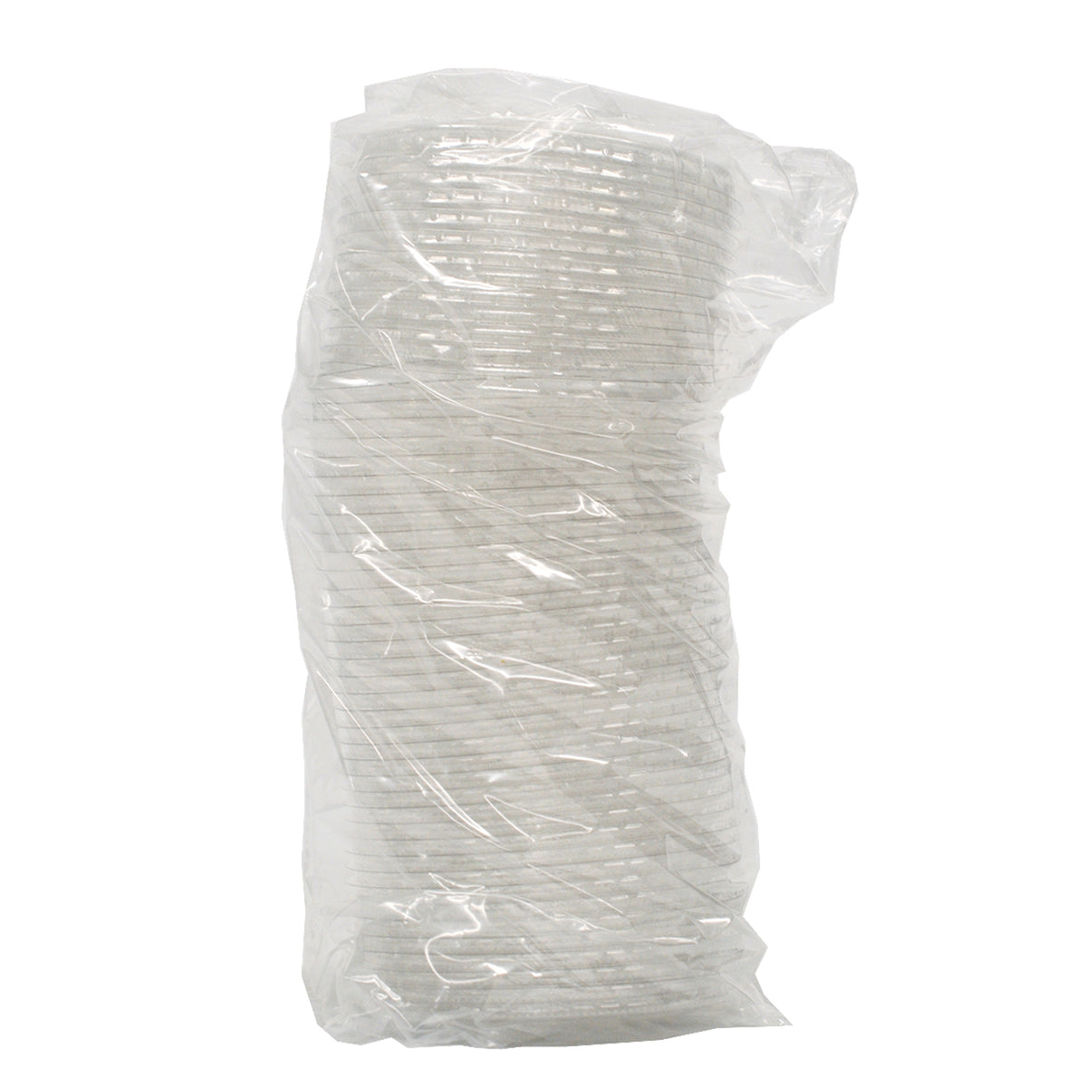 FITS 9 SQ. & 12 OZ. PET FLAT LID W/SLOT (92 MM) - packaging view