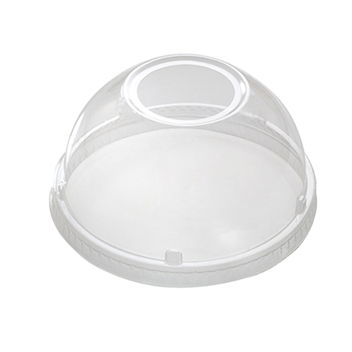 FITS 12-24 OZ. PET DOME LID W/1.3" HOLE (98 MM) - product view