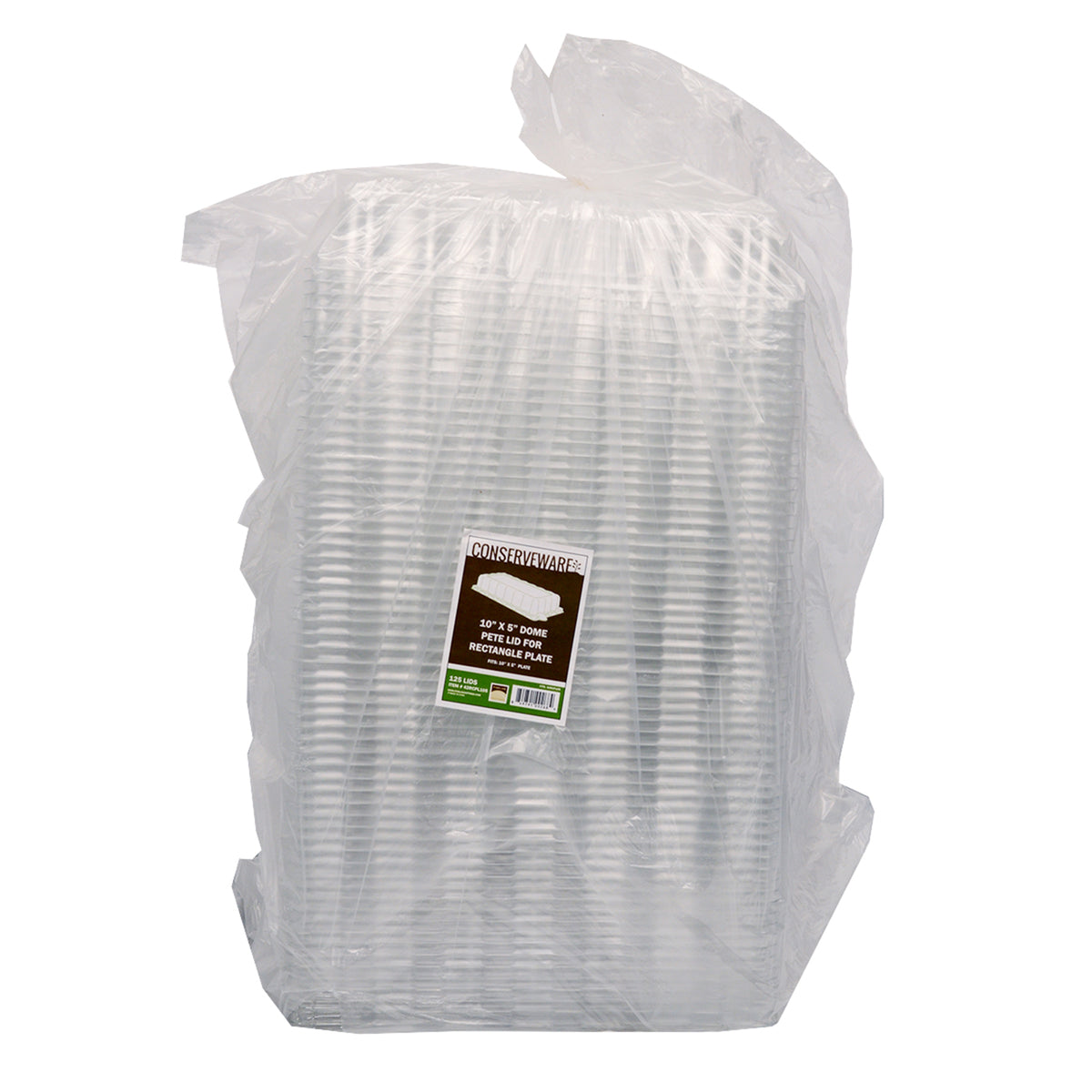 10" X 5" DOME LID FOR RECTANGLE PLATE - packaging view