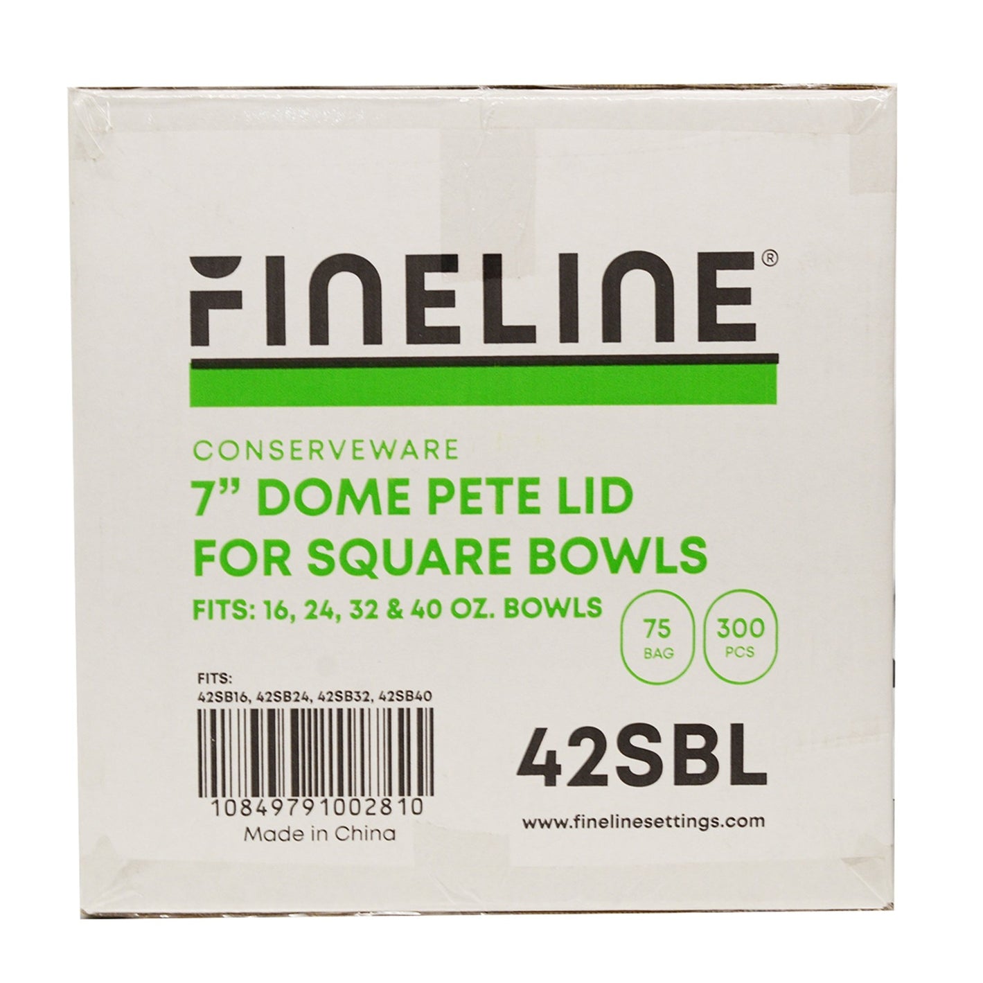 FineLine 7" DOME LID FOR SQUARE BOWLS