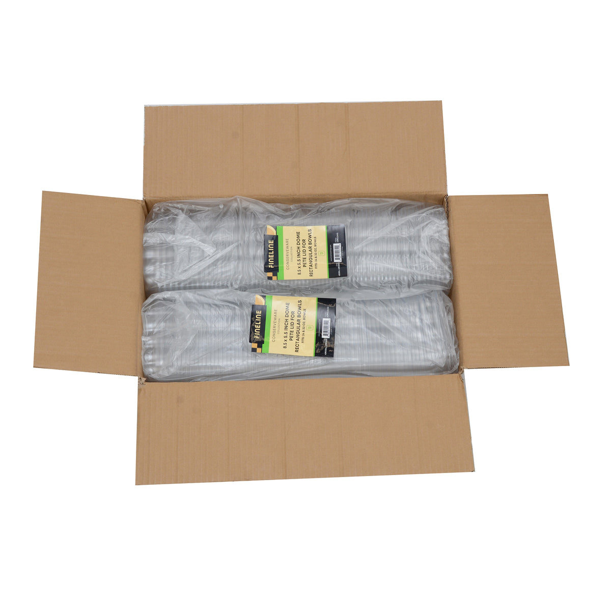 8.5" X 5.5" DOME LID FOR 24/32 OZ. RECTANGLE BOWLS - lifestyle view