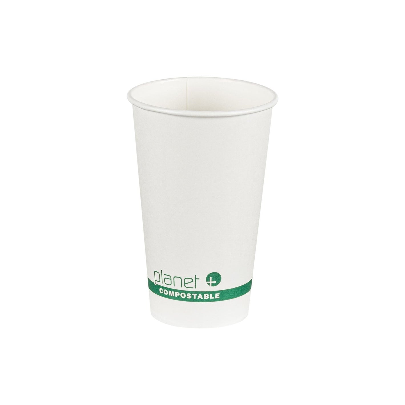 Compostable Paper Hot Cups, PLA-Lined, 4 oz to 20 oz