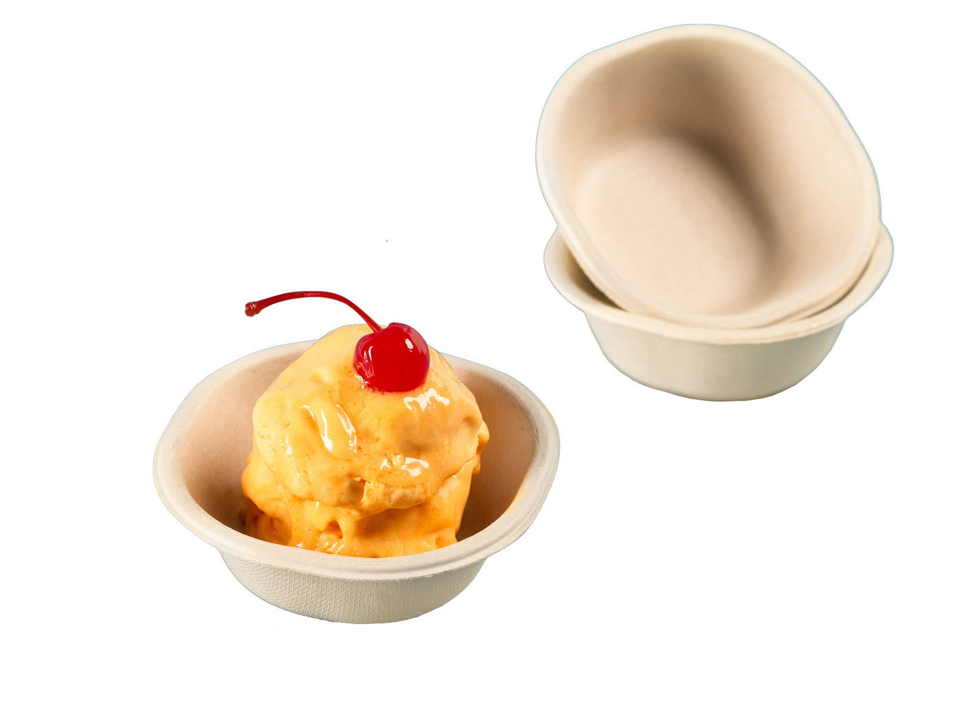 Chuski 4 Oz Sugarcane Bagasse Disposable Bowl,2000 Count