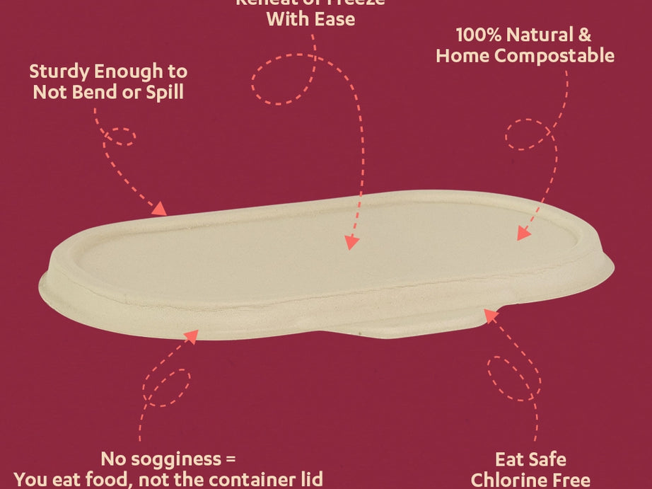 Chow 25 Oz Square Round with Snap Lock Container Lid, 500 Count