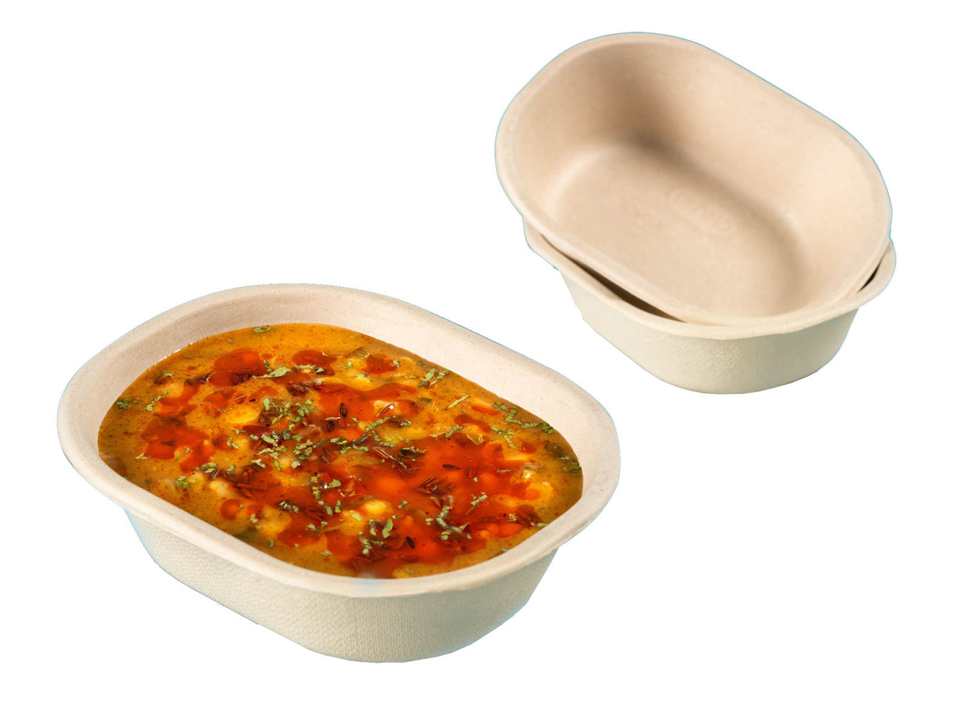 Chattori 8 Oz Bagasse Bowl Oval, 800 Count