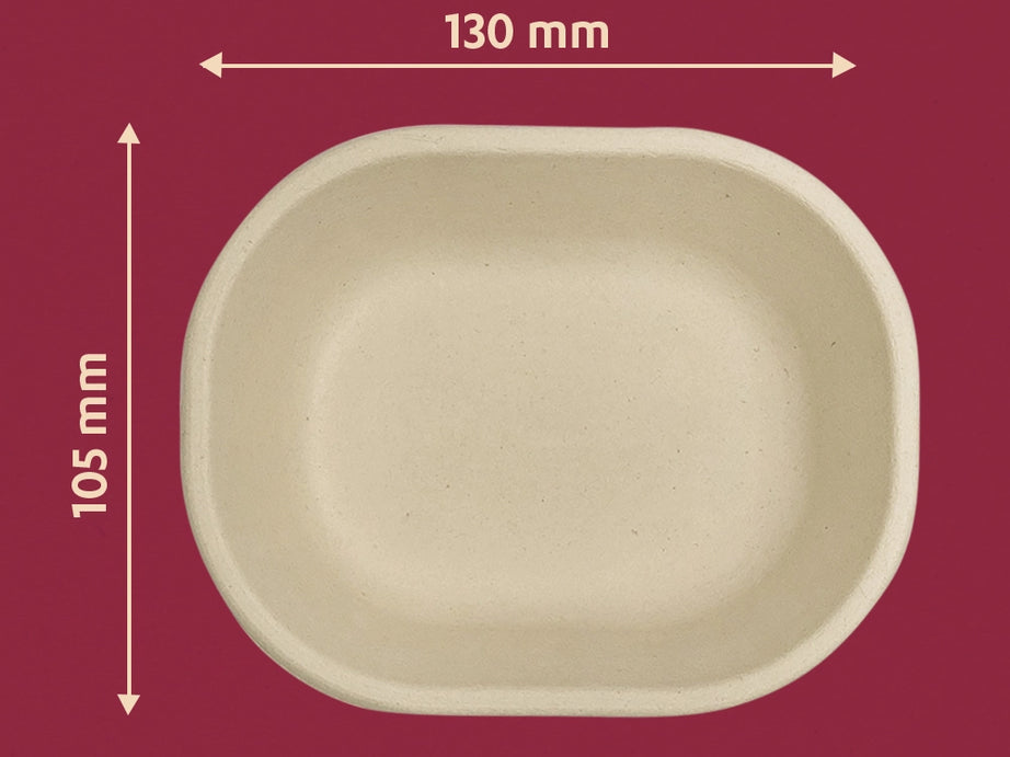 Chattori 250ml Sugarcane Bagasse Disposable Bowl,800 Count