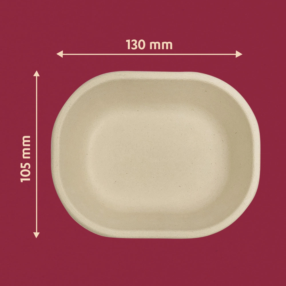 Chattori 250ml Sugarcane Bagasse Disposable Bowl,800 Count
