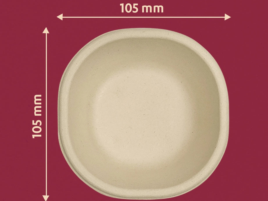 Chweet 180ml Sugarcane Bagasse Disposable Bowl,800 Count
