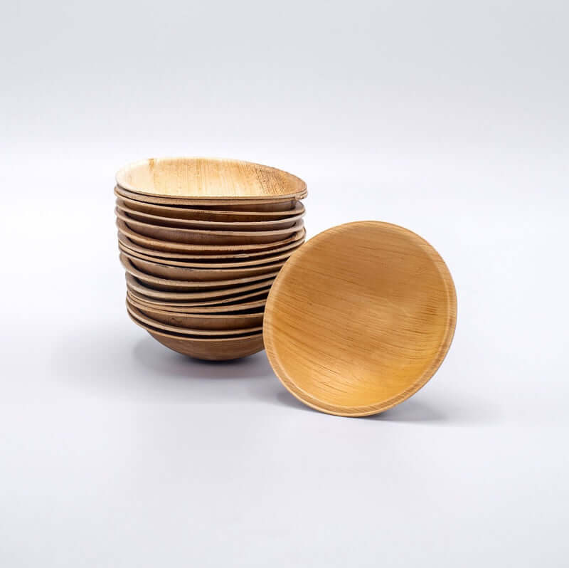 3.5" Palm Leaf Bowl -3 Oz - 600 pcs