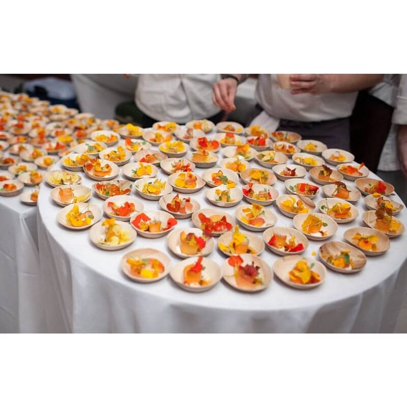 3.5" Palm Leaf Bowl -3 Oz - 600 pcs