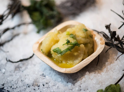 3" X 3" Square Palm Leaf Bowls