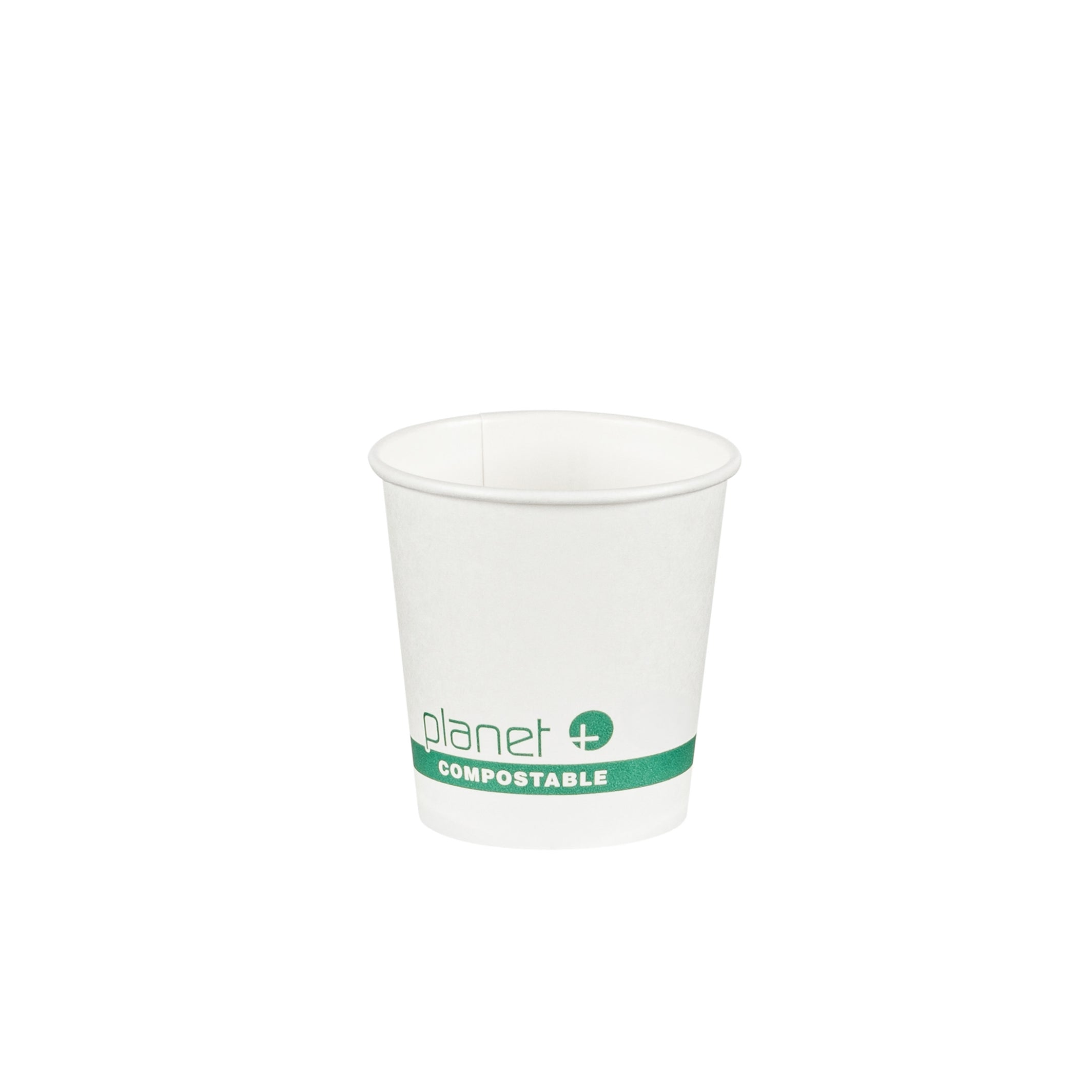 4 oz compostable PLA-lined paper hot cup, 1000-count case
