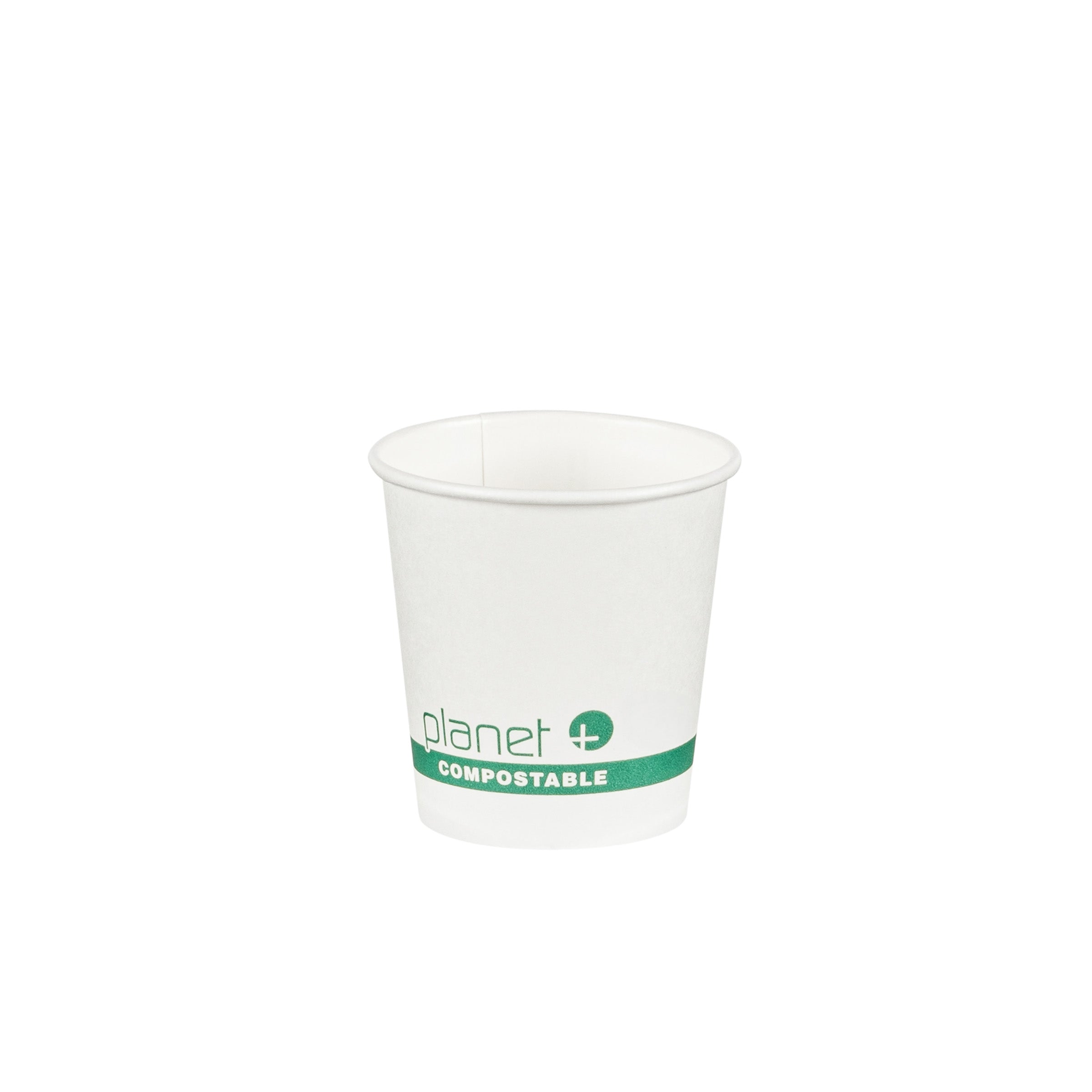4 oz compostable PLA-lined paper hot cup, 1000-count case
