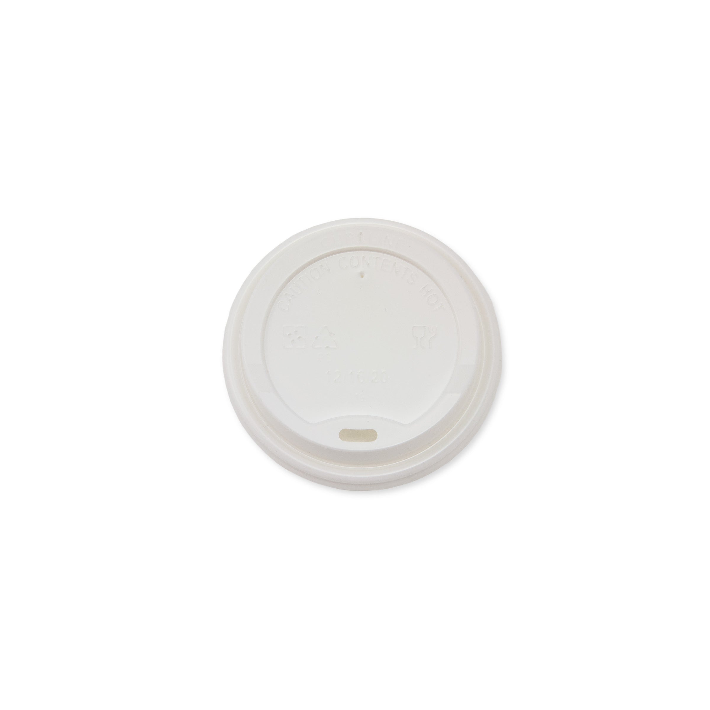 10/12/16/20 Oz Single & Double-Wall Hot Cups PS White Lids, 1000-Count Case Copy Copy