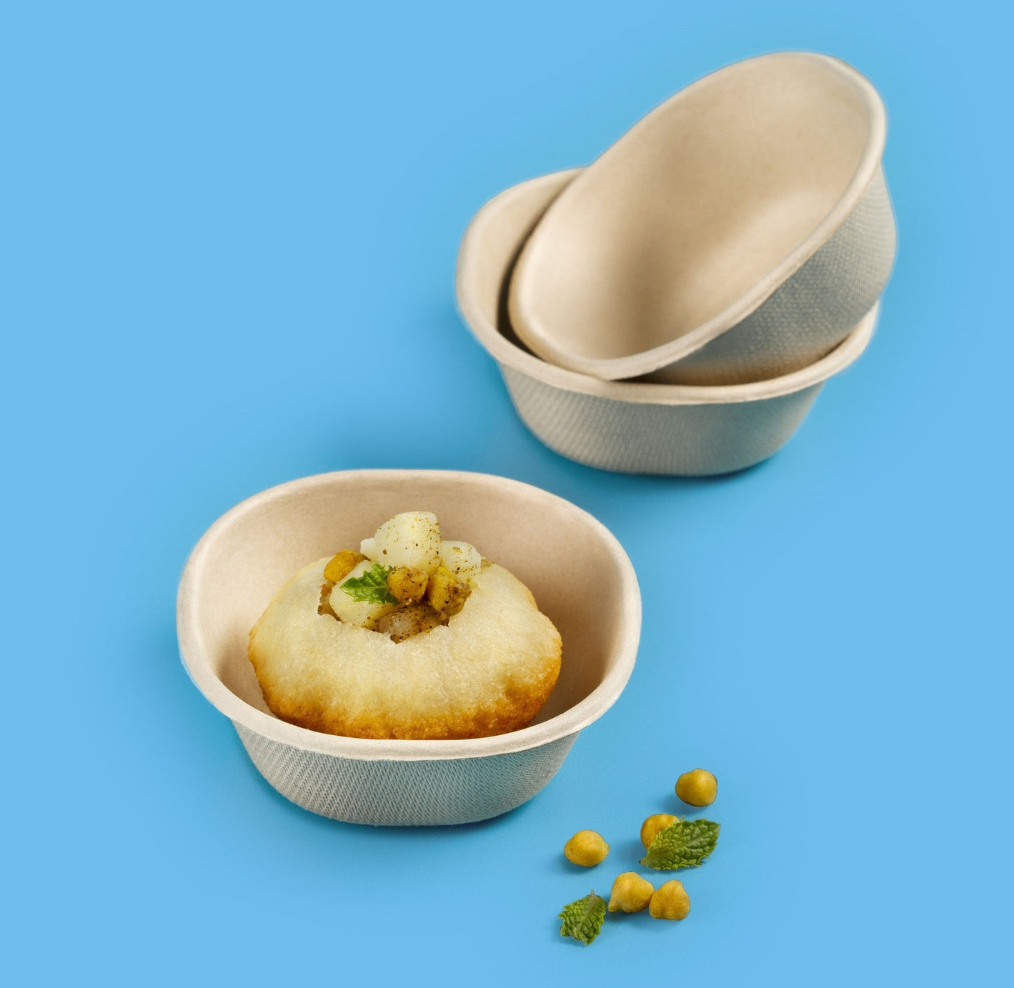 Chuski 4 Oz Sugarcane Bagasse Disposable Bowl,2000 Count