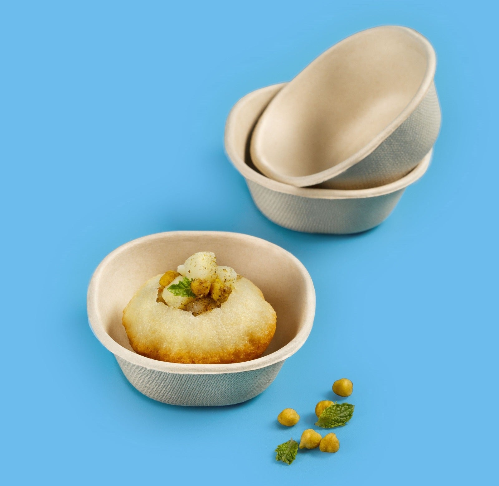 Chuski 4 Oz Sugarcane Bagasse Disposable Bowl,2000 Count