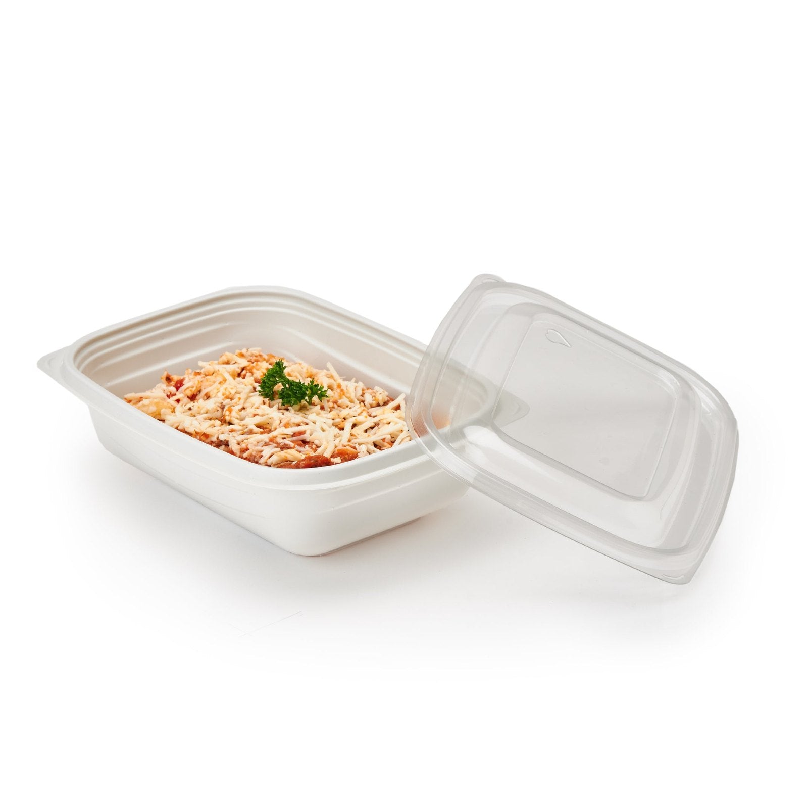 24 oz. GoodToGo™ Microwavable Container, Stone, CPLA, 450/Case