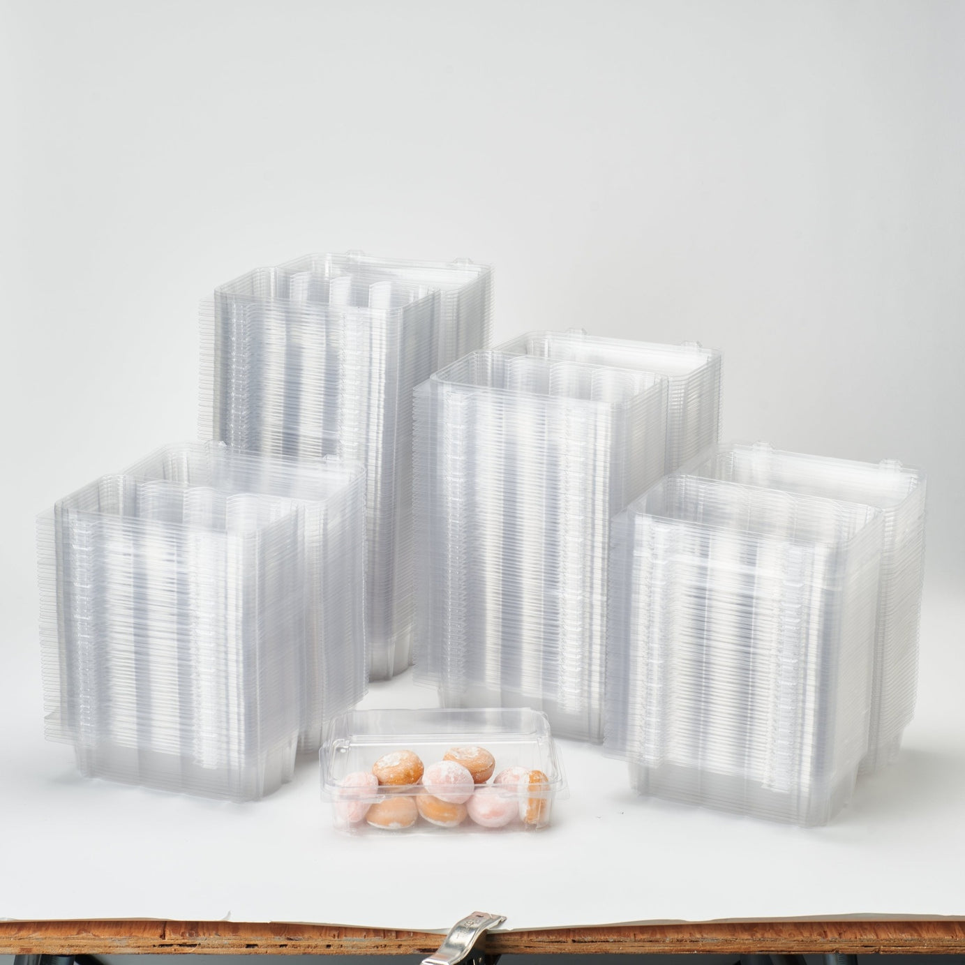 48 oz. Center Seal Multi-purpose Package, Crystal Clear, PLA, 275/Case