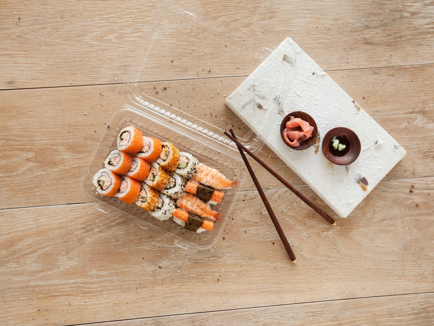 48 oz. Lowrider Center Seal Multi-purpose Package , Crystal Clear, PLA, 184/Case