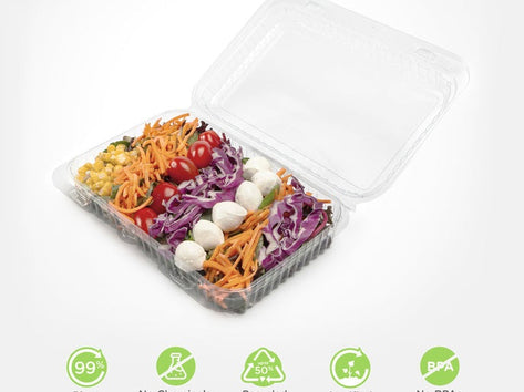 48 oz. Lowrider Center Seal Multi-purpose Package , Crystal Clear, PLA, 184/Case