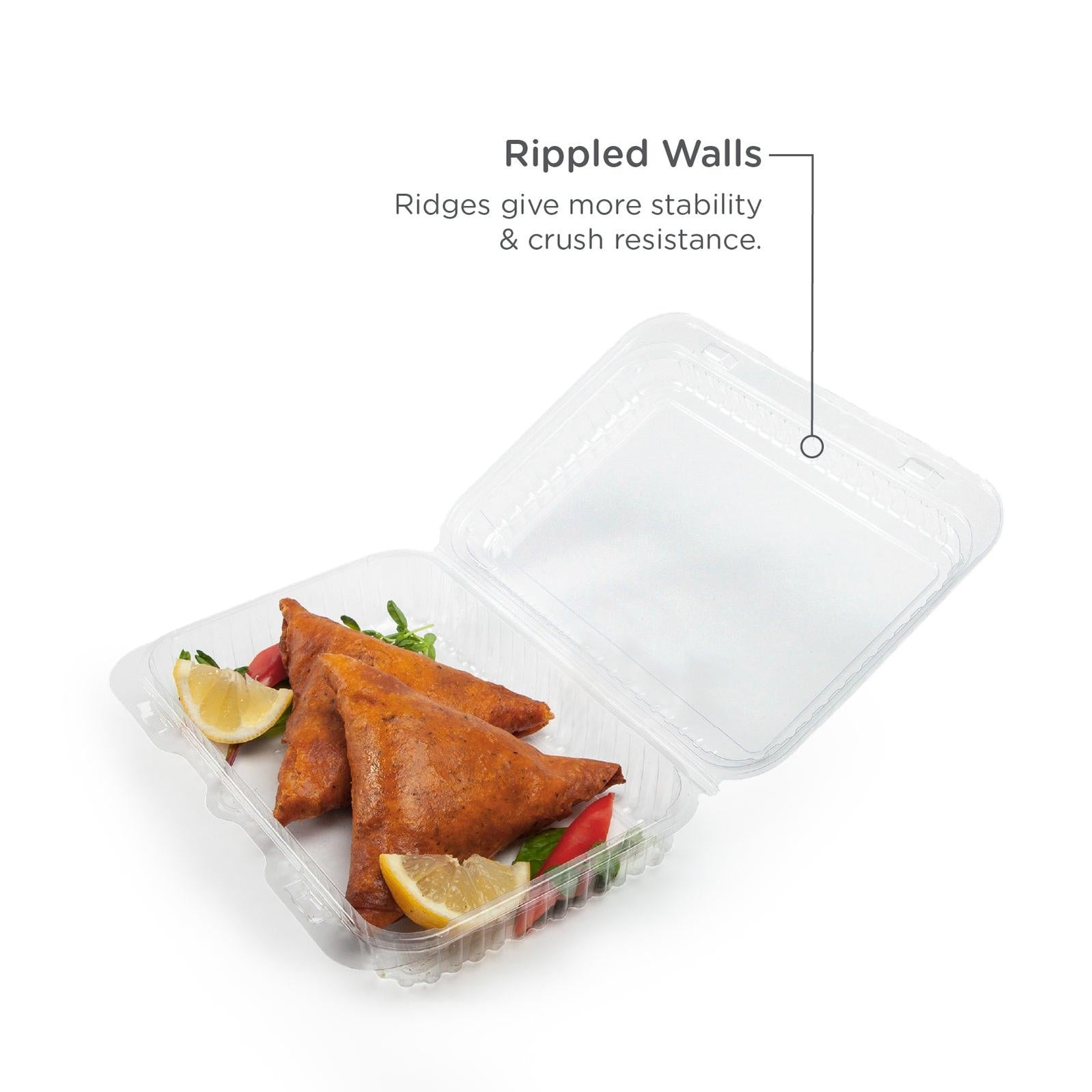 48 oz. Lowrider Center Seal Multi-purpose Package , Crystal Clear, PLA, 184/Case