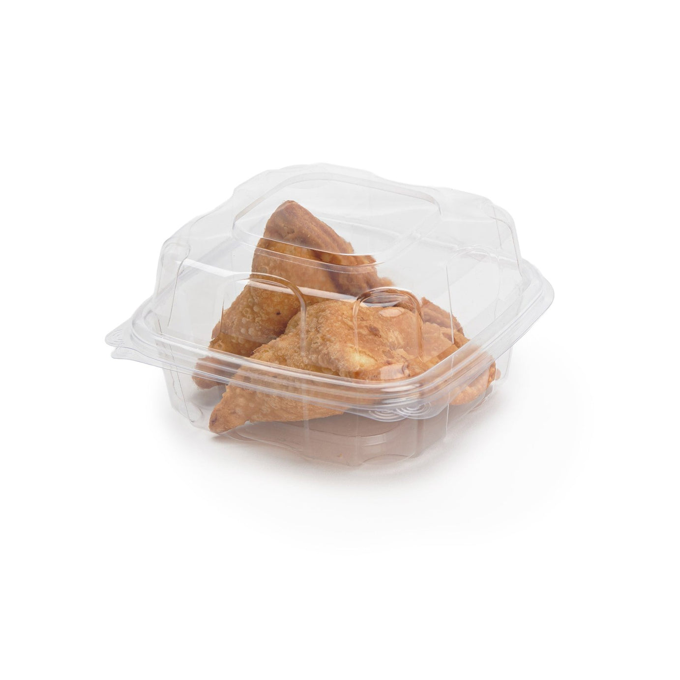 6x6x3” Center Seal Multi-purpose Package, Crystal Clear, PLA, 230/Case