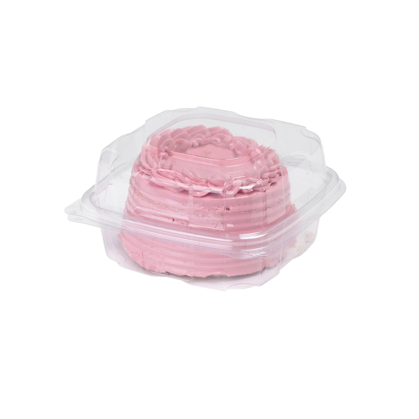 6x6x3” Center Seal Multi-purpose Package, Crystal Clear, PLA, 230/Case