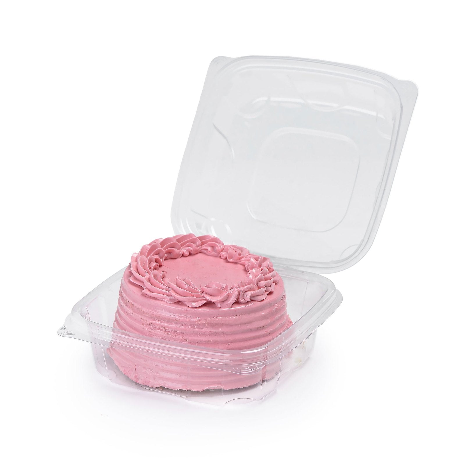 6x6x3” Center Seal Multi-purpose Package, Crystal Clear, PLA, 230/Case