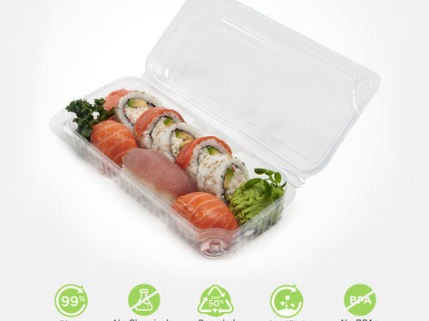 16 oz. Lowrider Center Seal Multi-purpose Package, Crystal Clear, PLA, 300/Case