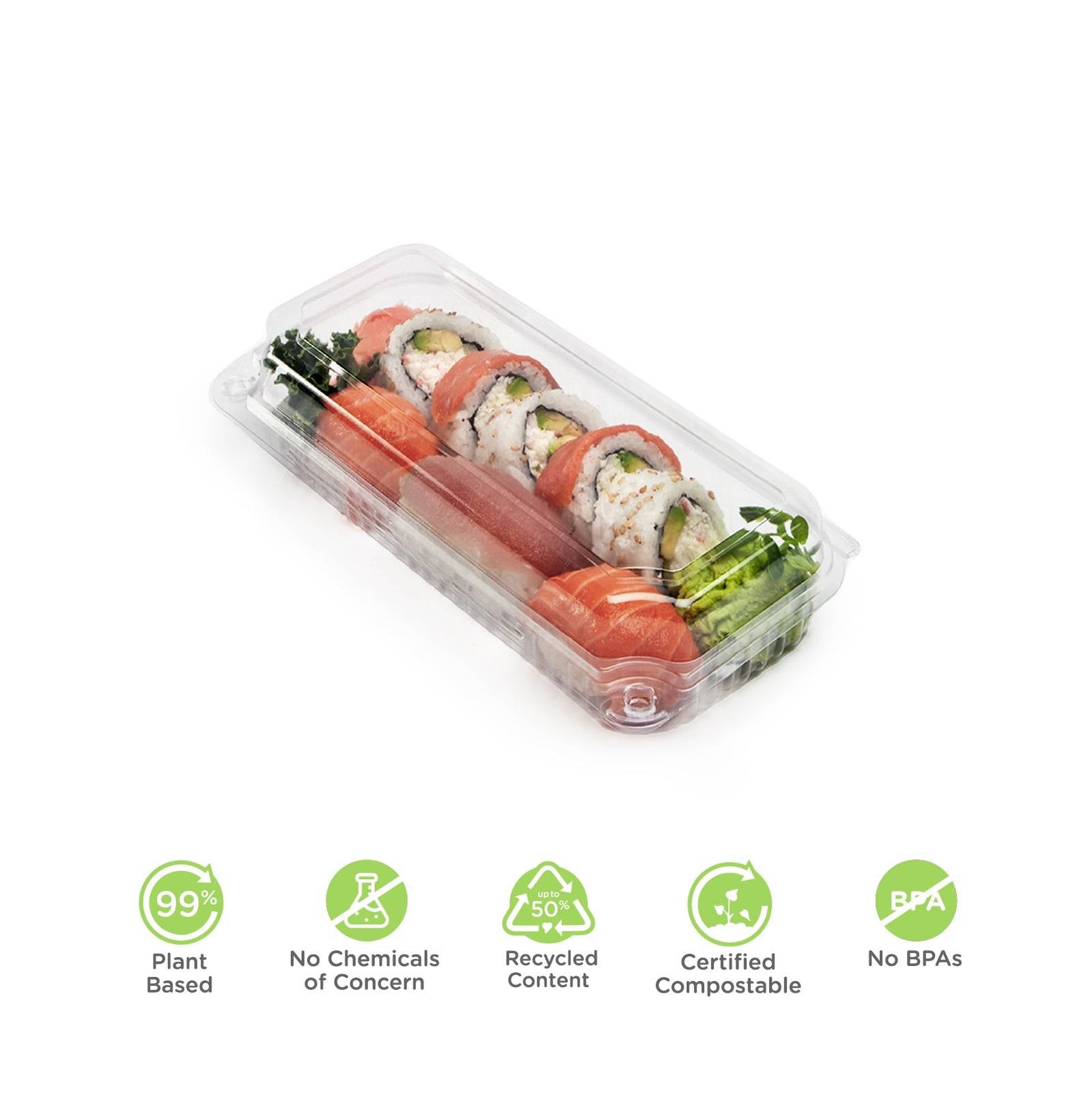 16 oz. Lowrider Center Seal Multi-purpose Package, Crystal Clear, PLA, 300/Case