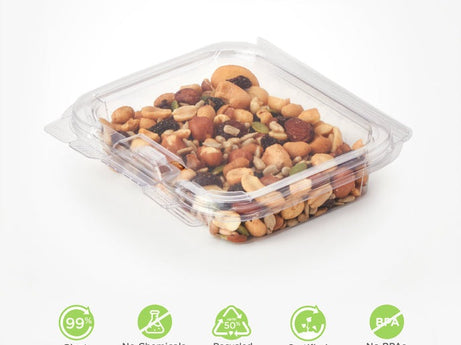 Simply Secure 8 oz. Multi-purpose Package, Crystal Clear, PLA, 312/Case