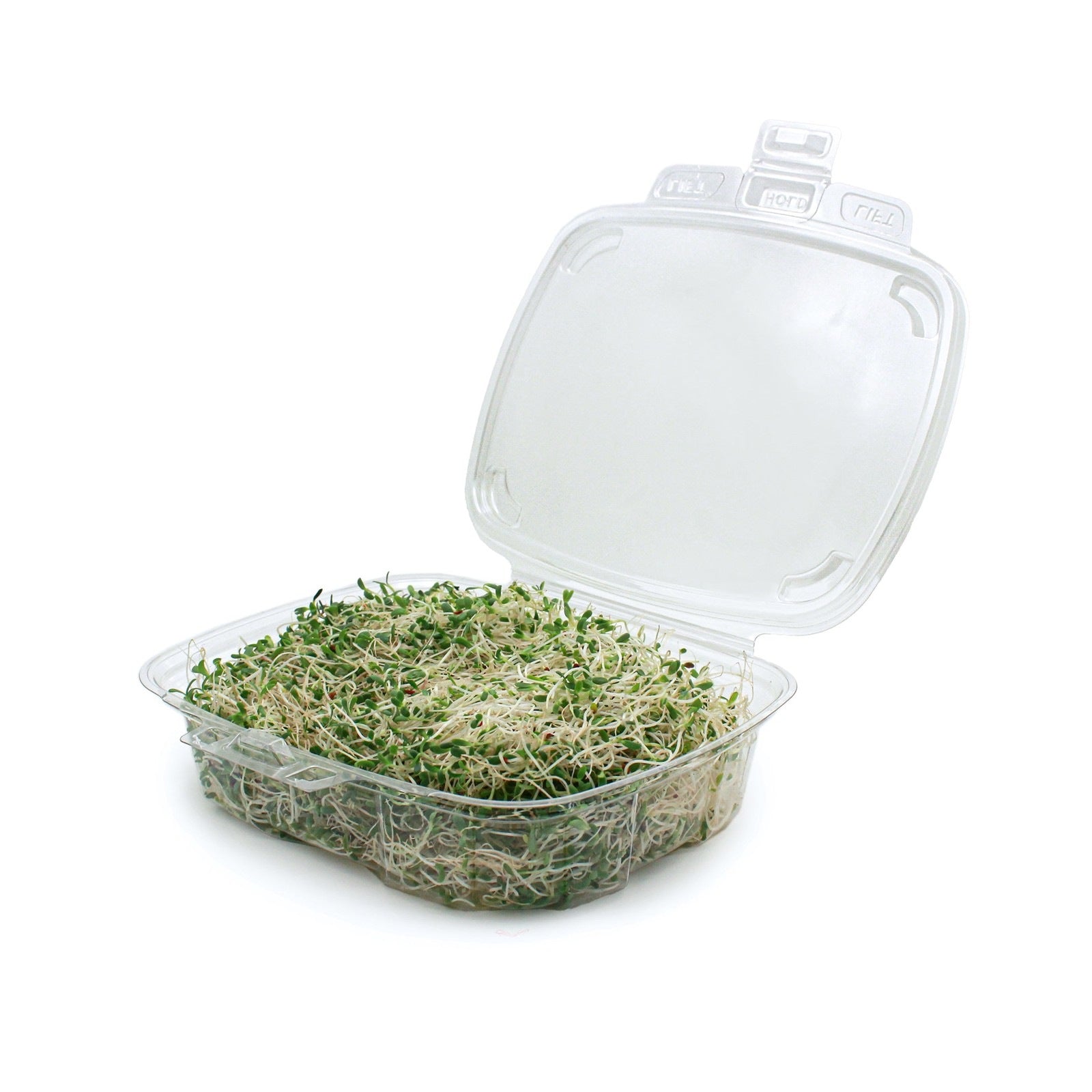 GoodGuard™ 20 oz. Multi-purpose Clamshell Package, Crystal Clear, PLA, 180/Case