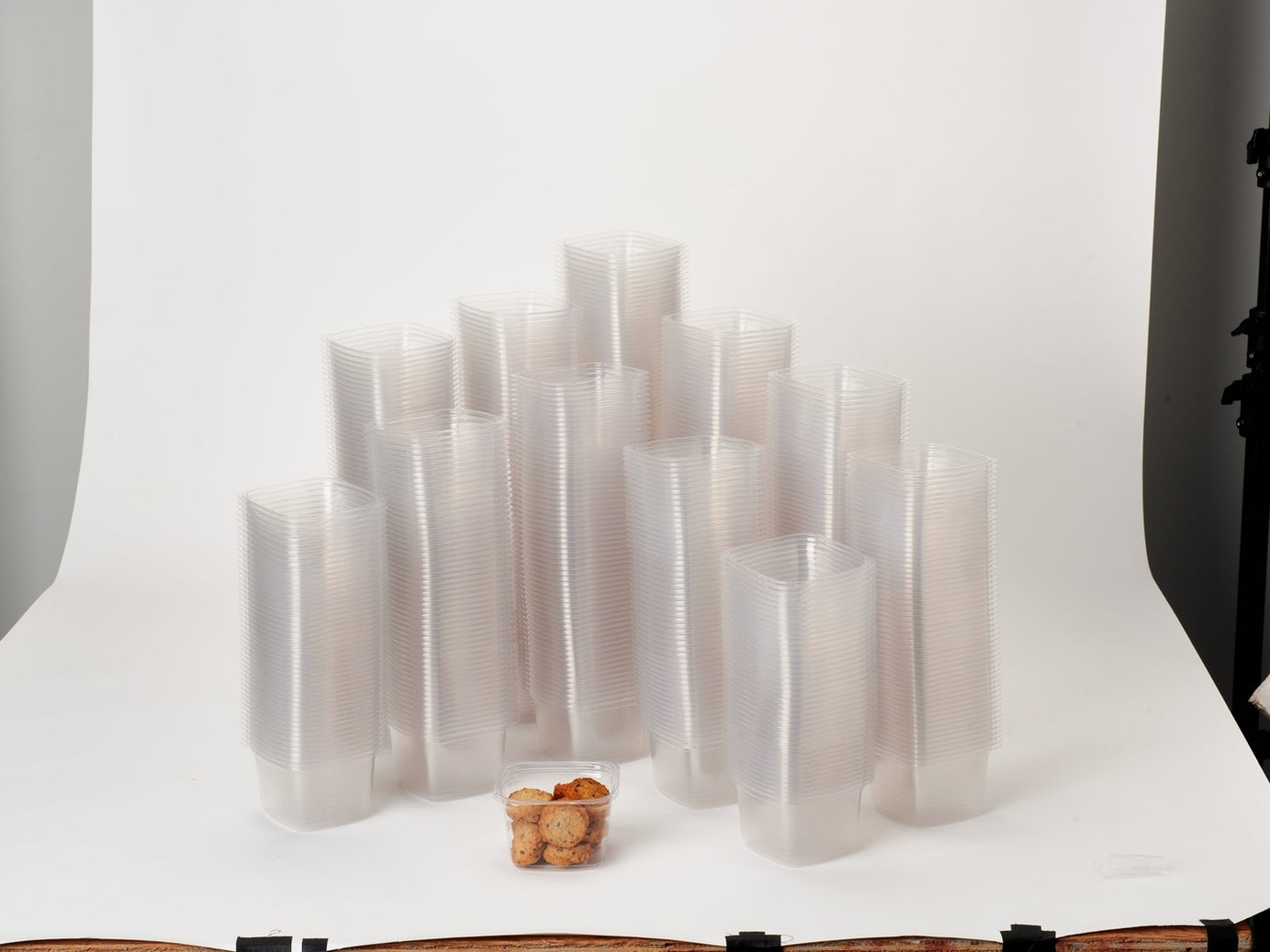 16 oz. Deli Container, Crystal Clear, PLA, 675/Case